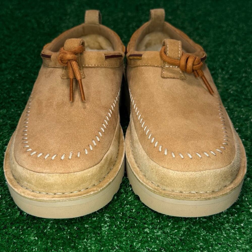 UGG Tasman Crafted Regenerate Sheepskin Slippers Sand Women’s 7 New